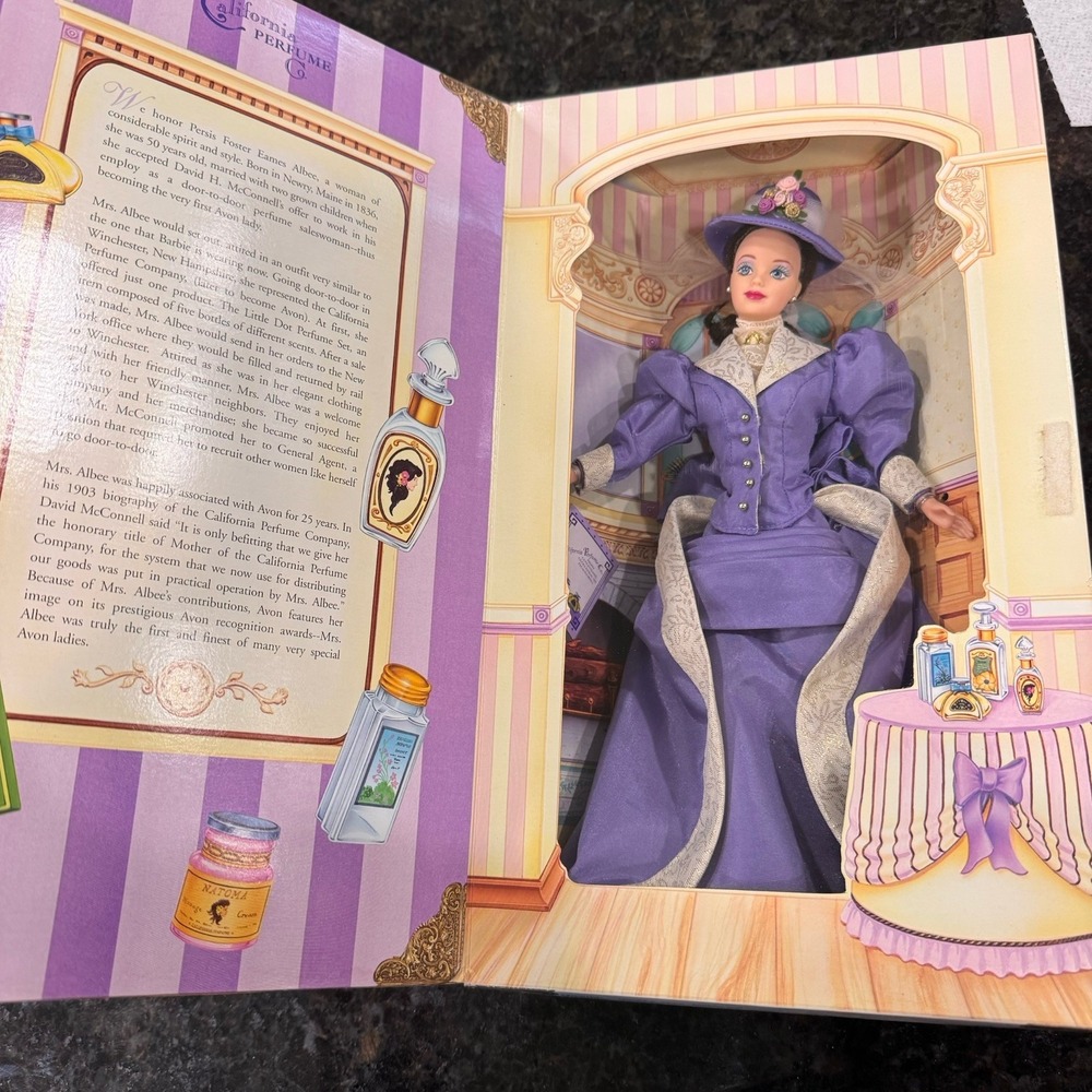 Mattel 1997 Barbie As Mrs. P. F. E. Albee Avon Special Edition NEW IN PACKAGE